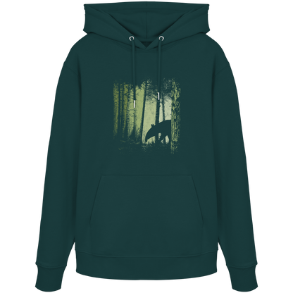 Lässiger Tapir im Zwielicht Wald - Organic Hoodie