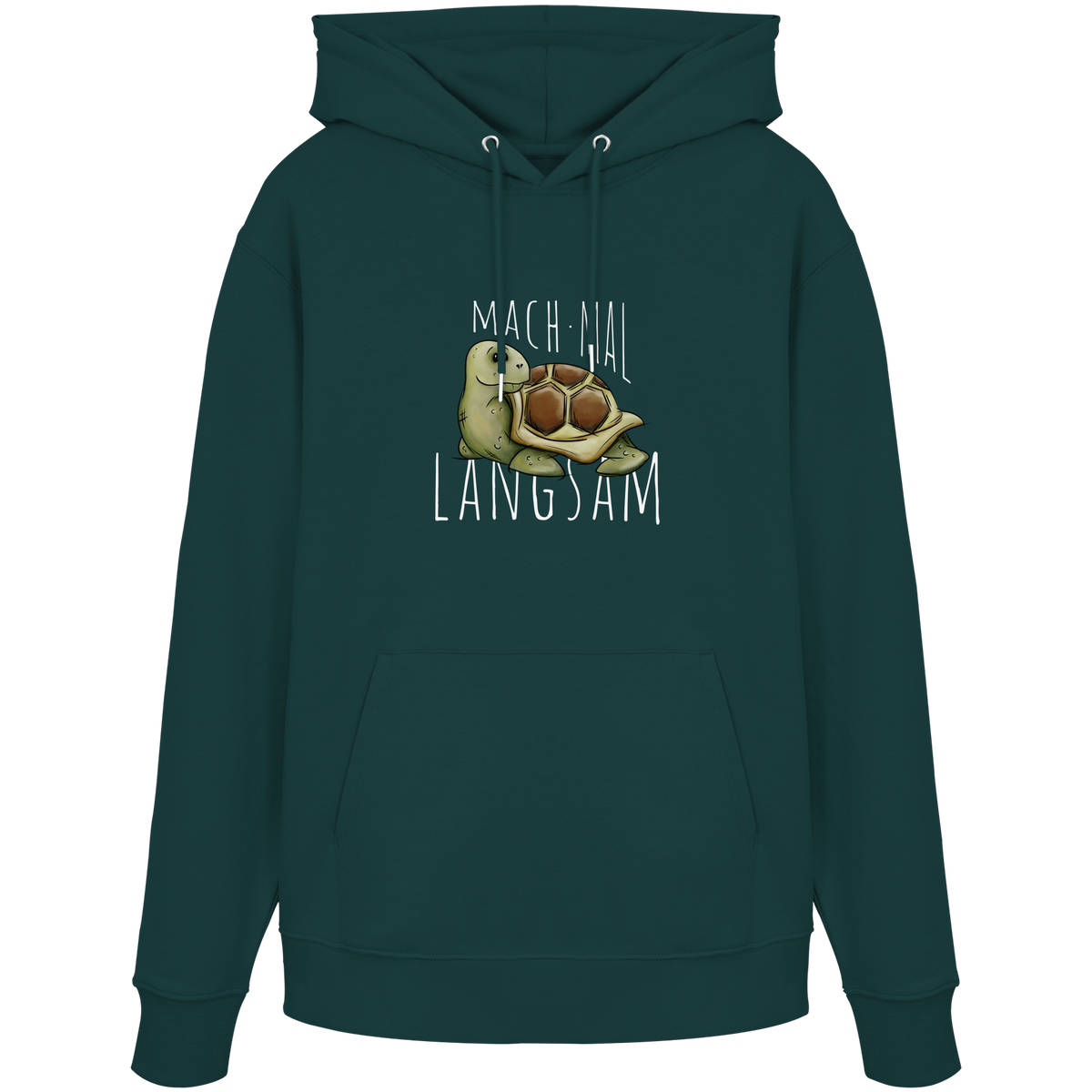 Mach mal langsam Schildkröte - Organic Hoodie