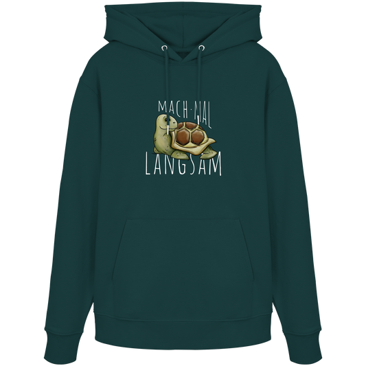 Mach mal langsam Schildkröte - Organic Hoodie