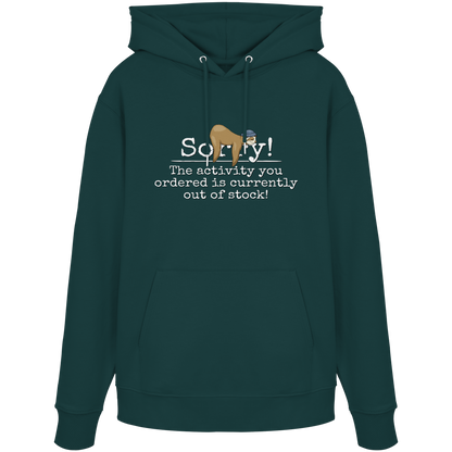 No-Activity Faultier - Organic Hoodie