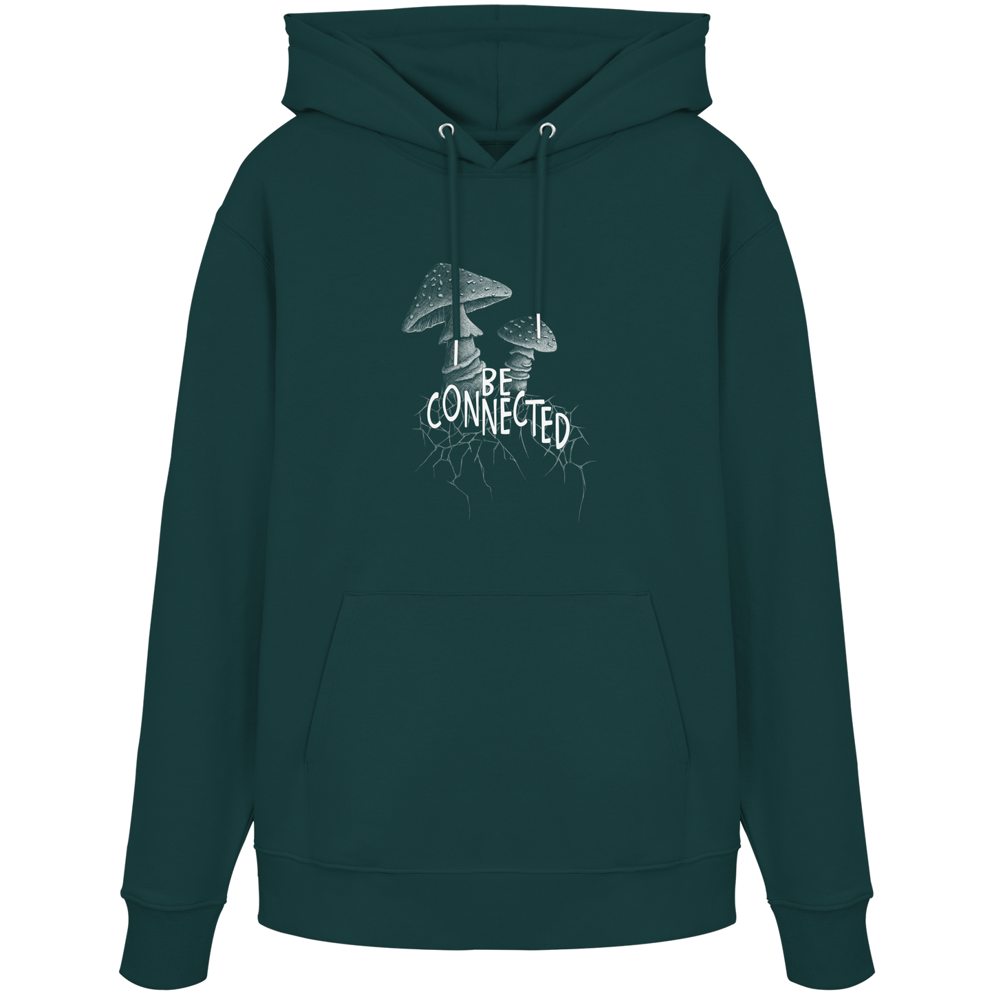 Be Connected Panther-Pilz - Organic Hoodie