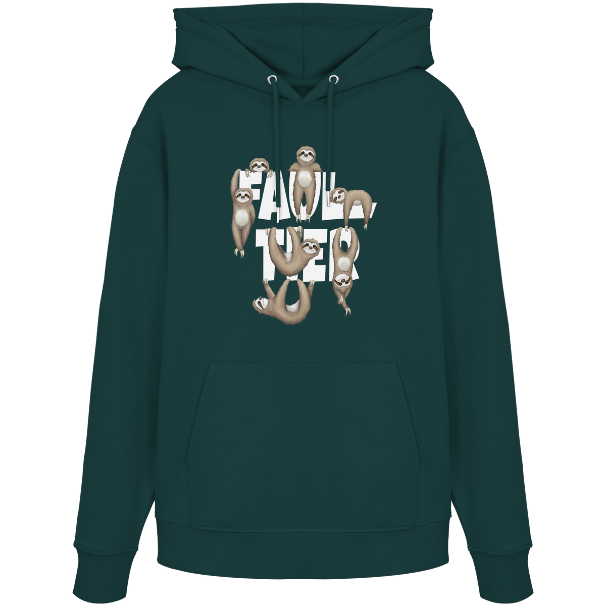 Viele gechillte Faultiere - Organic Hoodie