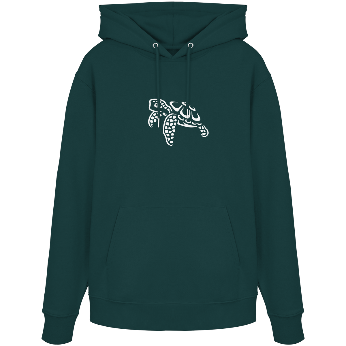 schwimmende Meeres-Schildkröte - Organic Hoodie
