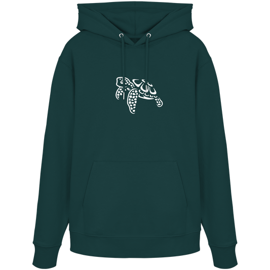 schwimmende Meeres-Schildkröte - Organic Hoodie