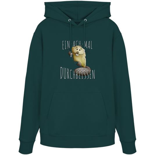 Einfach mal Durchbeissen Biber - Organic Hoodie