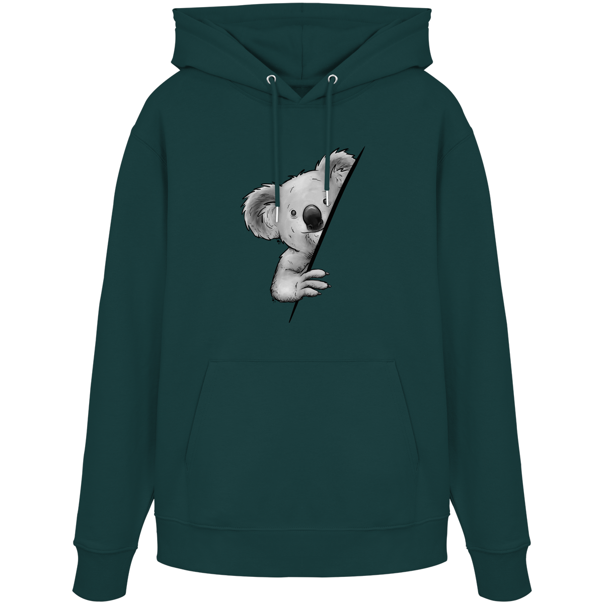 Koala Bär Illustration - Organic Hoodie