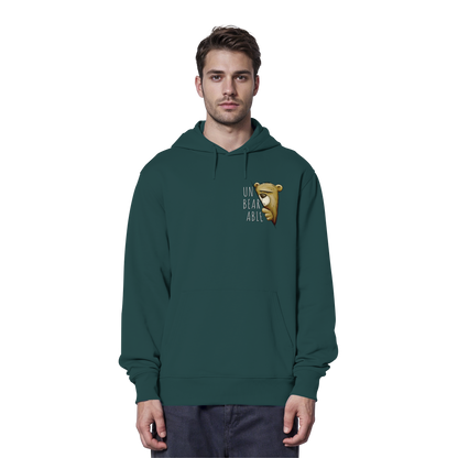 Unbearable – Unerträglich Bär - Organic Hoodie