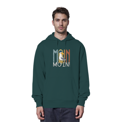 Moin Moin norddeutsche Möwe - Organic Hoodie