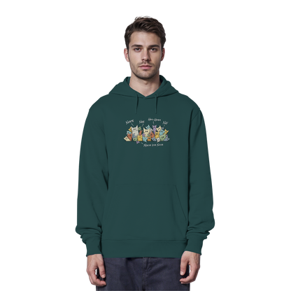 Nope, Nee, Nö Katzen - Organic Hoodie