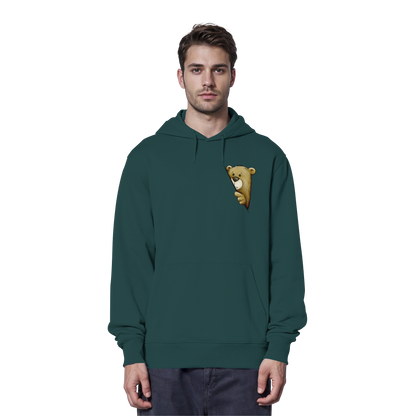 Funky Bär Illustration - Organic Hoodie