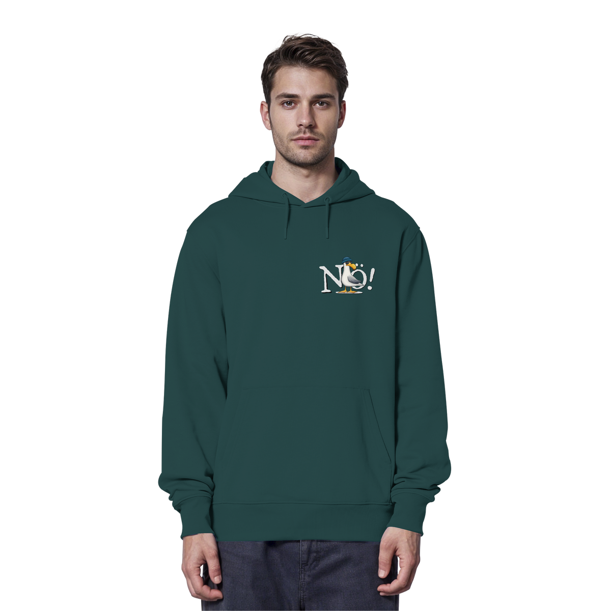 Nö Kein Bock Möwe - Organic Hoodie