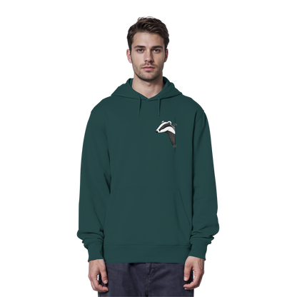 Lässiger Dachs Meister Grimbart - Organic Hoodie