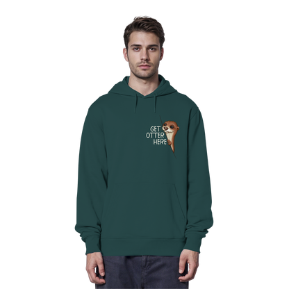 Get Otter Here | Lustiger Otter Kalauer - Organic Hoodie