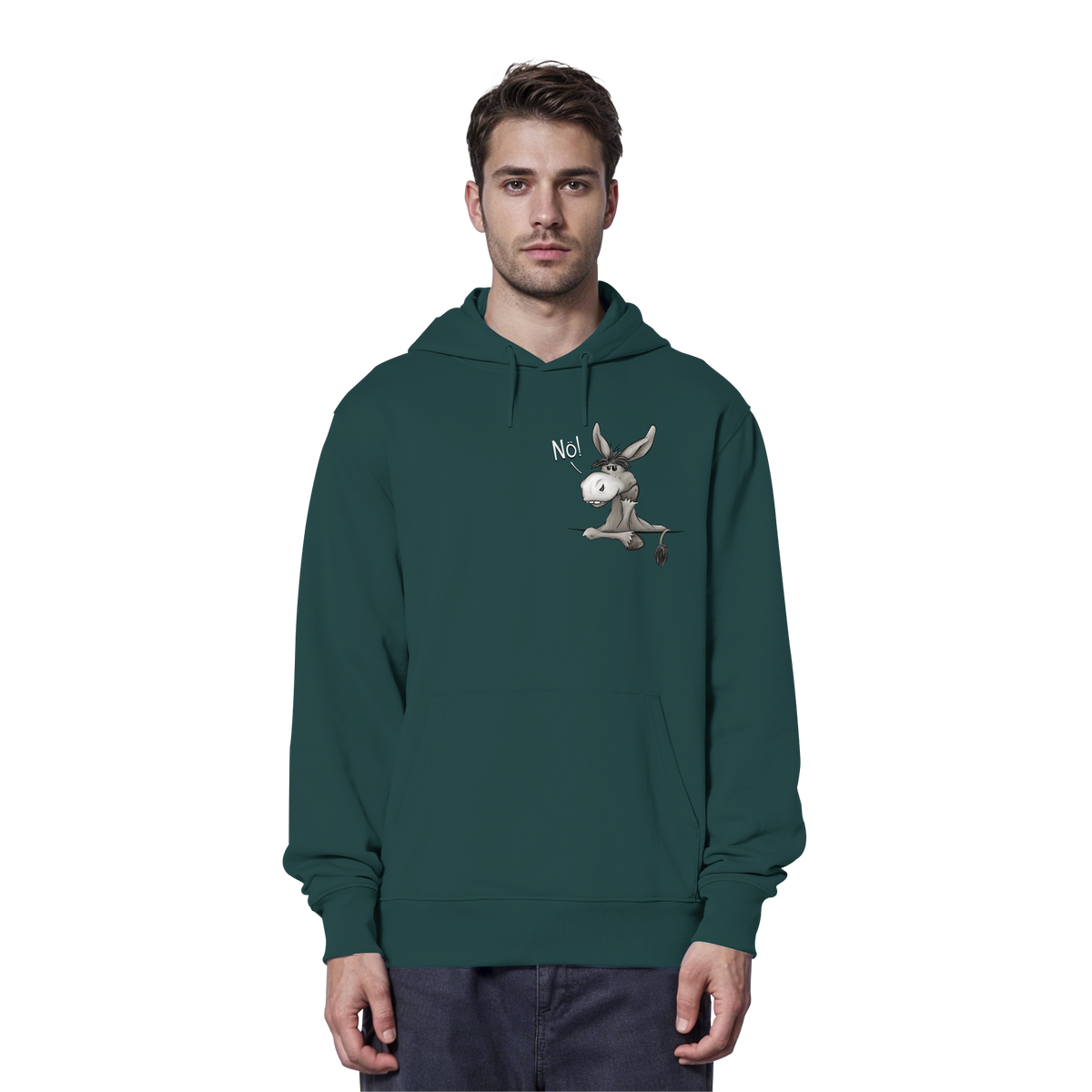 Nö! Störrischer Esel - Organic Hoodie