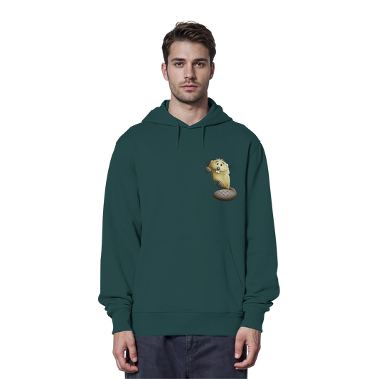 Lustiger frecher Biber - Organic Hoodie
