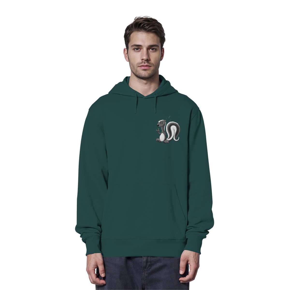 Lustig stinkiges Stinktier - Organic Hoodie