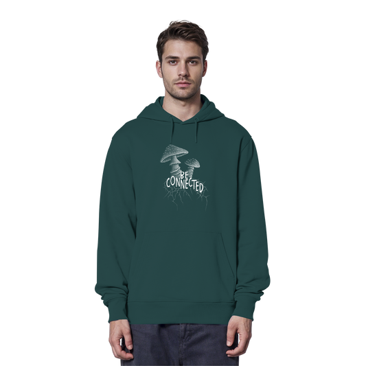 Be Connected Panther-Pilz - Organic Hoodie
