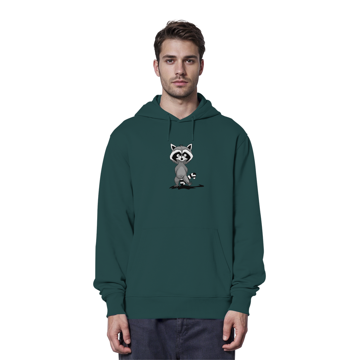 Frecher kleiner Waschbär - Organic Hoodie