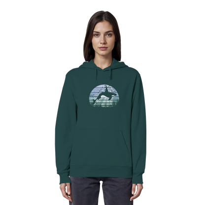 Retro Tiefsee Schwertwal Orca - Organic Hoodie