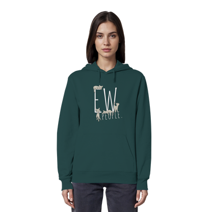 Ew, People. Sarkastische Katzen - Organic Hoodie