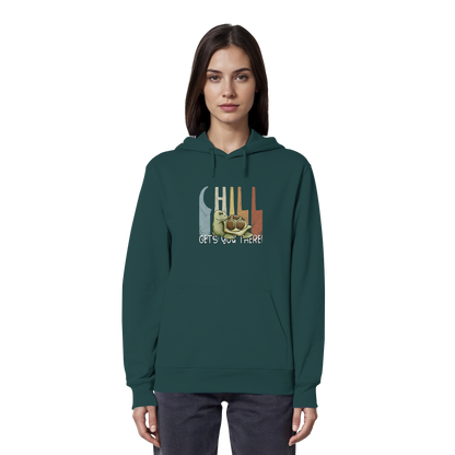 Gechillt gemütliche Schildkröte - Organic Hoodie