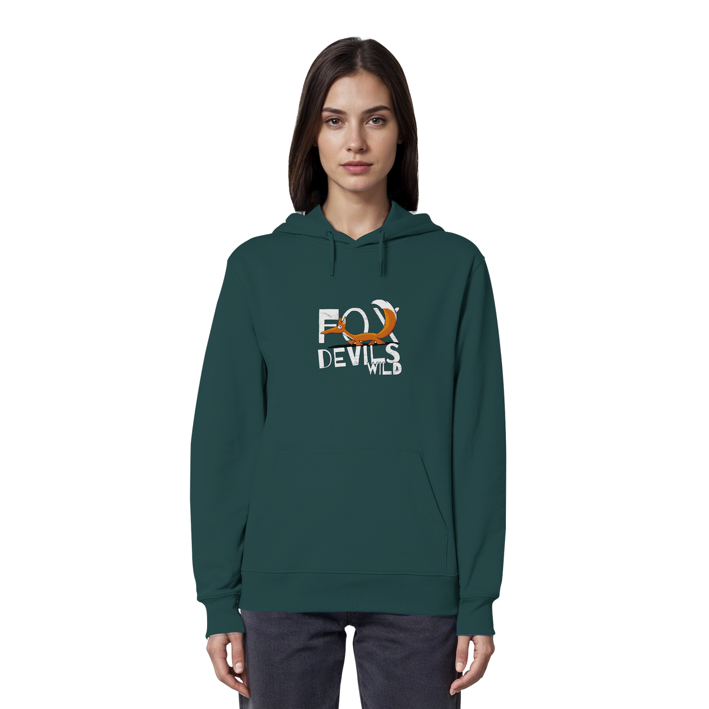 Fox-Devils-Wild Fuchs - Organic Hoodie