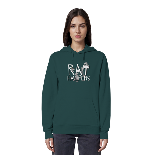 Rat Happens Ratten - Organic Hoodie