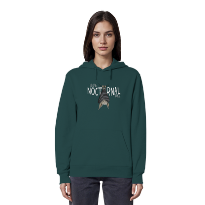 100% nachtaktive Fledermaus - Organic Hoodie
