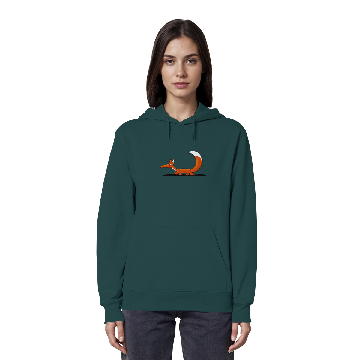 Lässiger cooler Fuchs | Mr. Fox, der Schleicher - Organic Hoodie