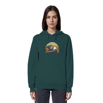 Lässiger Retro Sundown Tapir - Organic Hoodie
