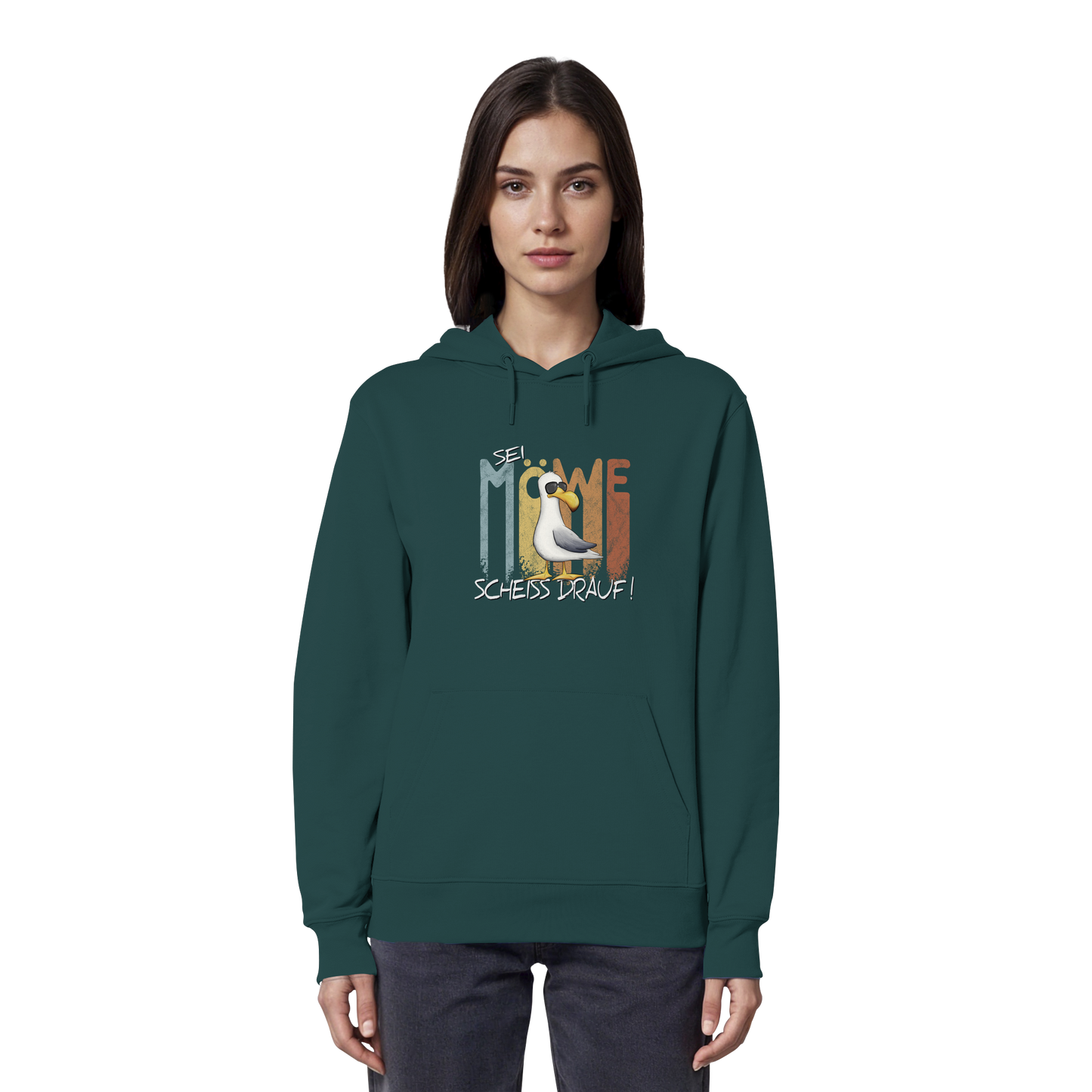 Sei Möwe Scheiß Drauf  - Organic Hoodie