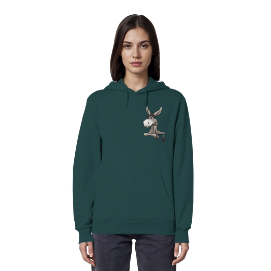 Lustiger lässiger Esel - Organic Hoodie