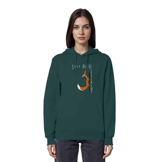Just Be Different | Sei Anders, kleiner Fuchs - Organic Hoodie