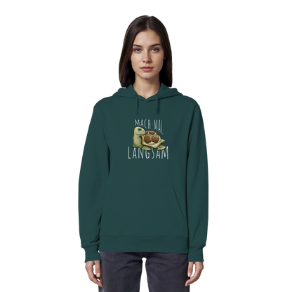 Mach mal langsam Schildkröte - Organic Hoodie