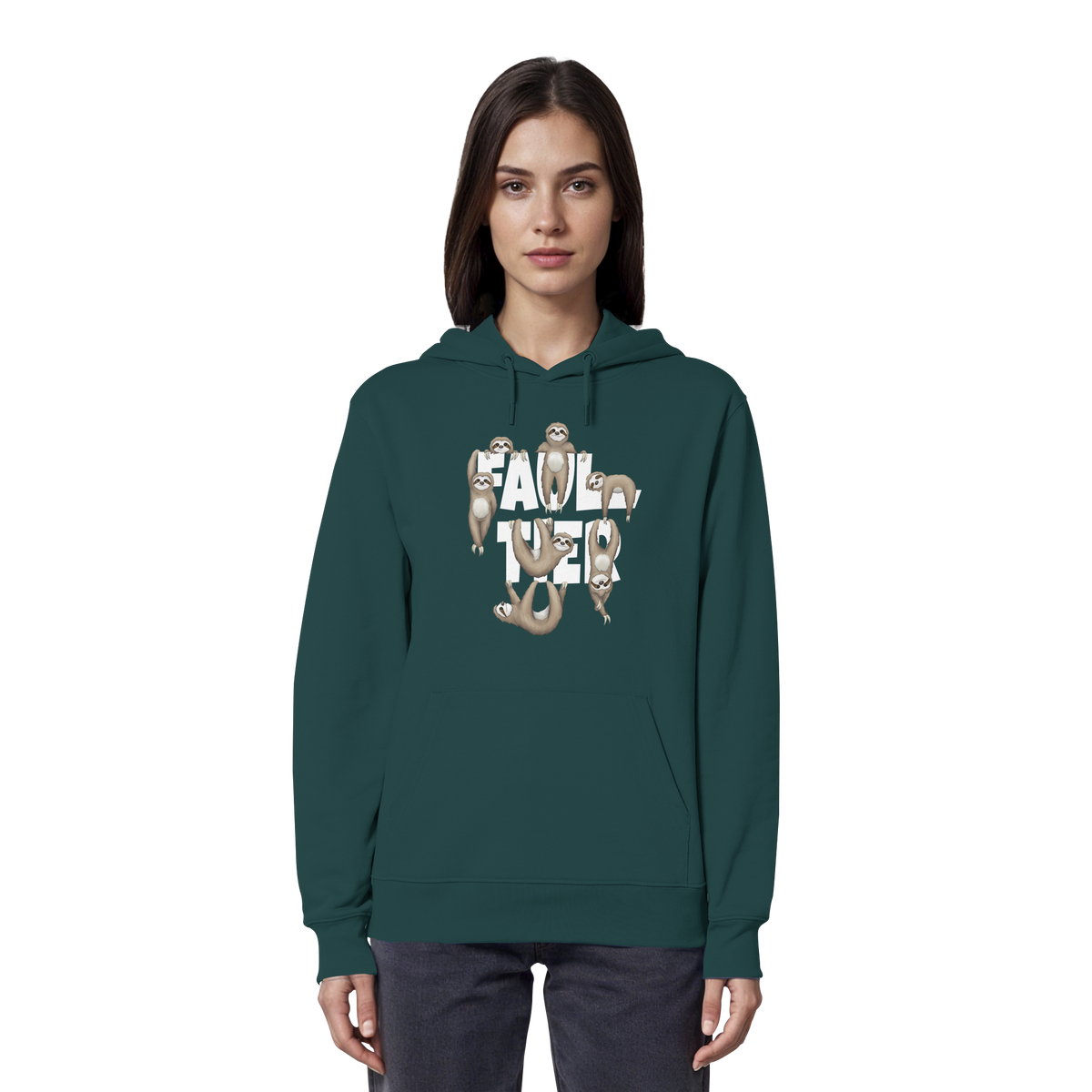 Viele gechillte Faultiere - Organic Hoodie