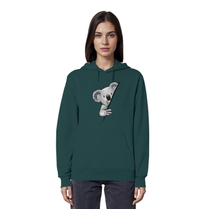 Koala Bär Illustration - Organic Hoodie
