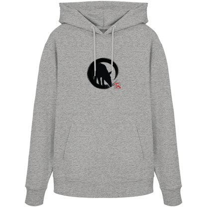 Zen Tapir im japanischen Enso Kreis - Organic Hoodie