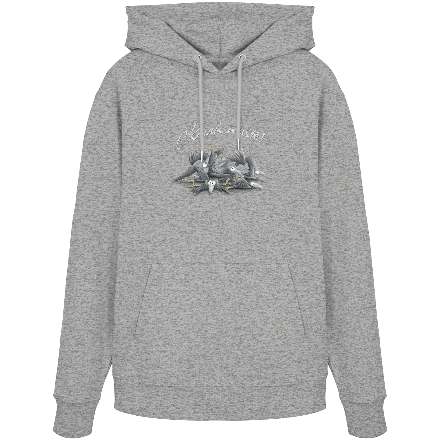 Kraah-masté! Yoga Raben Krähen - Organic Hoodie
