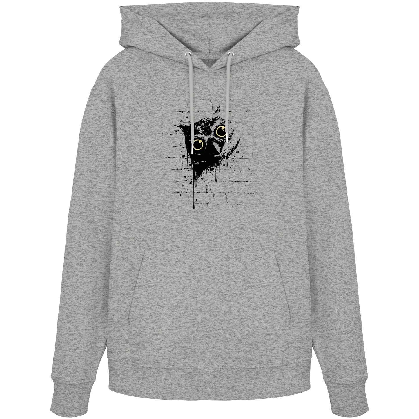 Lässige Street Art Eule - Organic Hoodie