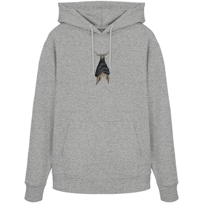Lustig chillende Fledermaus - Organic Hoodie