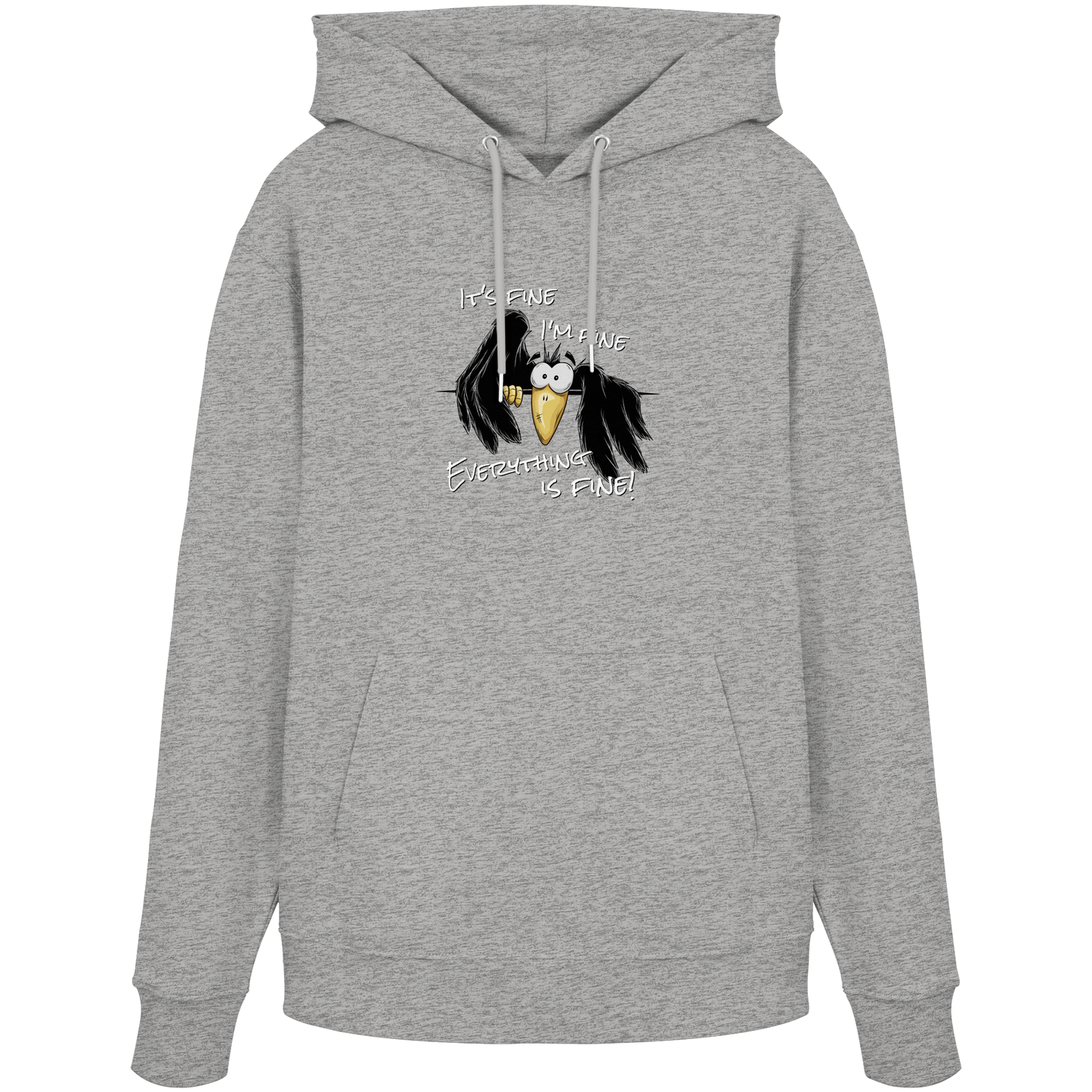 I’m Fine Rabe | Alles Gut Krähe - Organic Hoodie