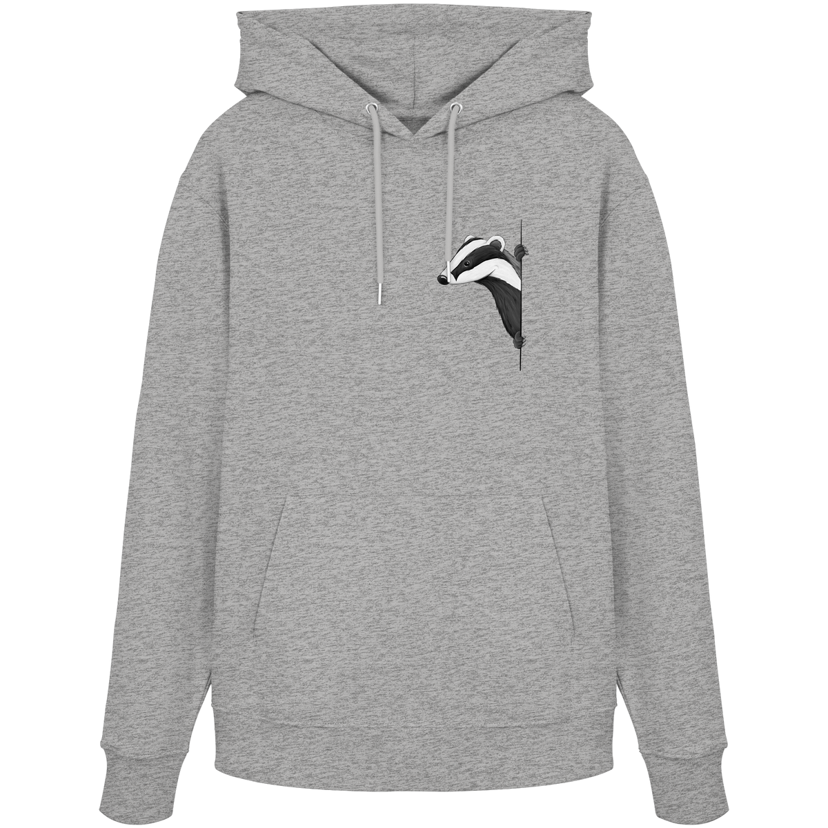 Lässiger Dachs Meister Grimbart - Organic Hoodie