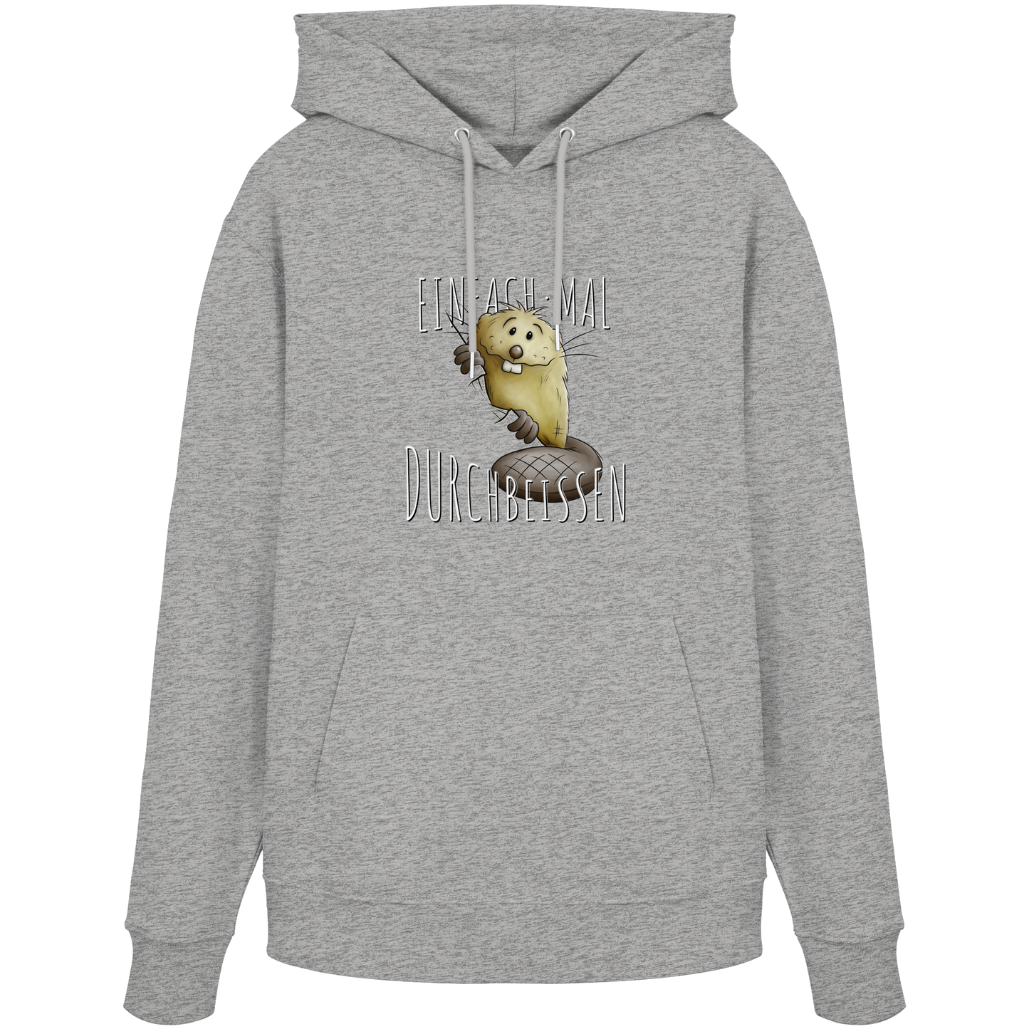 Einfach mal Durchbeissen Biber - Organic Hoodie