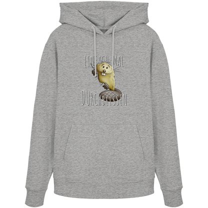 Einfach mal Durchbeissen Biber - Organic Hoodie