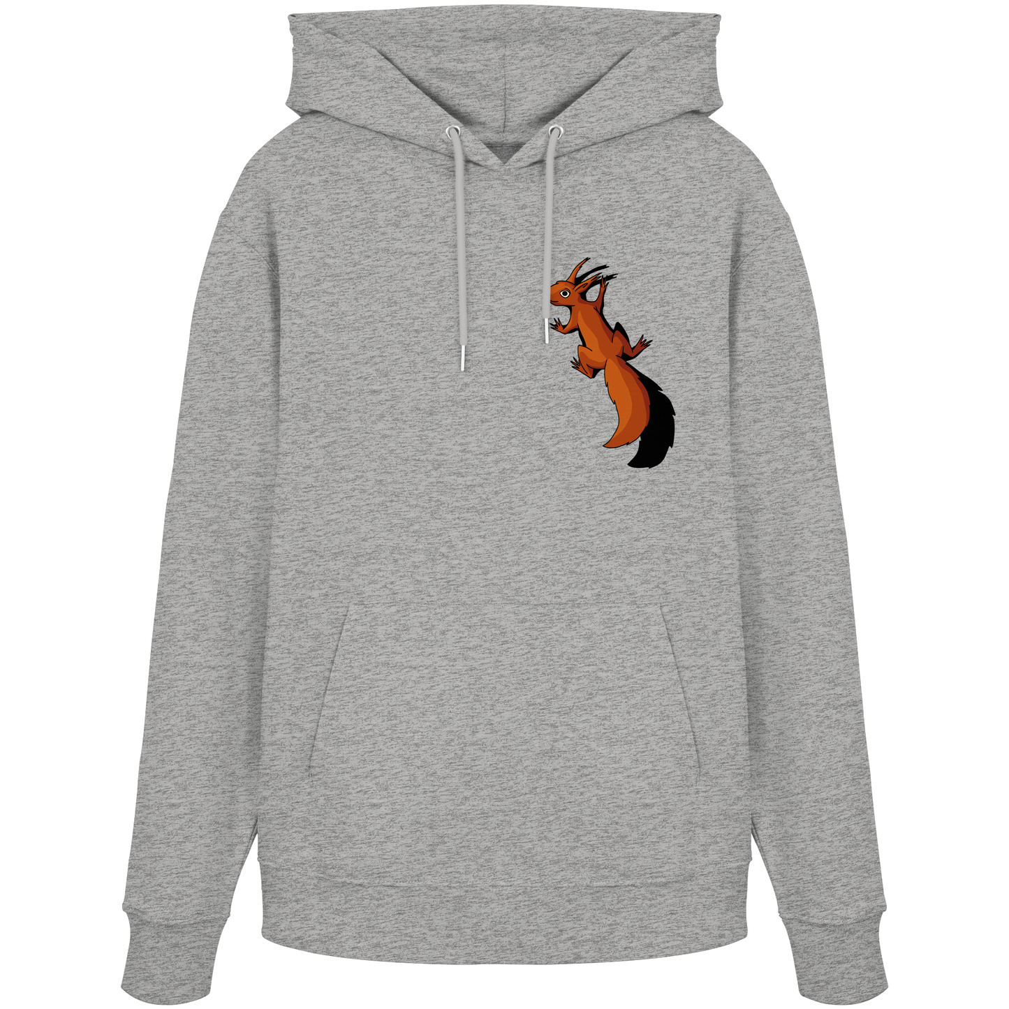 Süßes Eichhörnchen klettert - Organic Hoodie