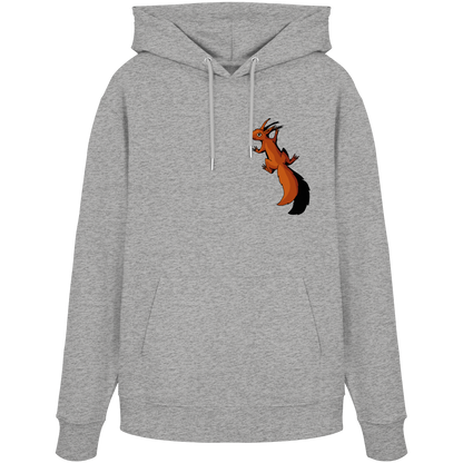 Süßes Eichhörnchen klettert - Organic Hoodie