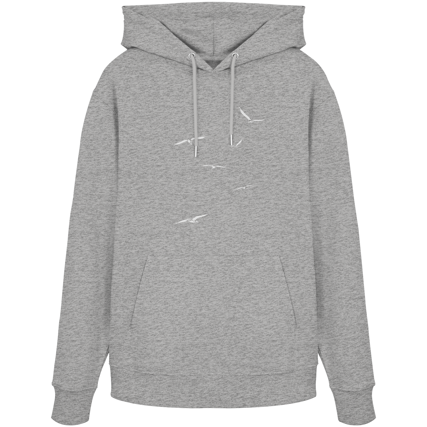 Vogelschwarm – Traum vom Fliegen - Organic Hoodie