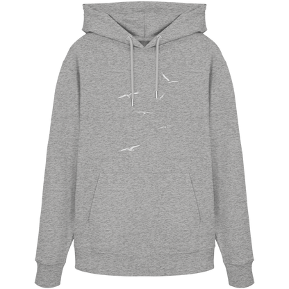 Vogelschwarm – Traum vom Fliegen - Organic Hoodie
