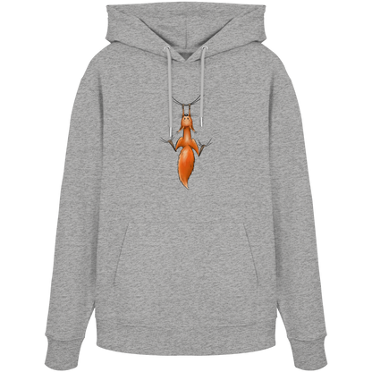 Rotes Eichhörnchen hängt ab - Organic Hoodie