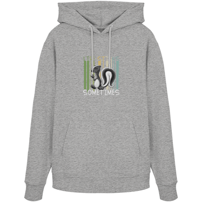 Life Stinks Sometimes Stinktier Weisheit - Organic Hoodie